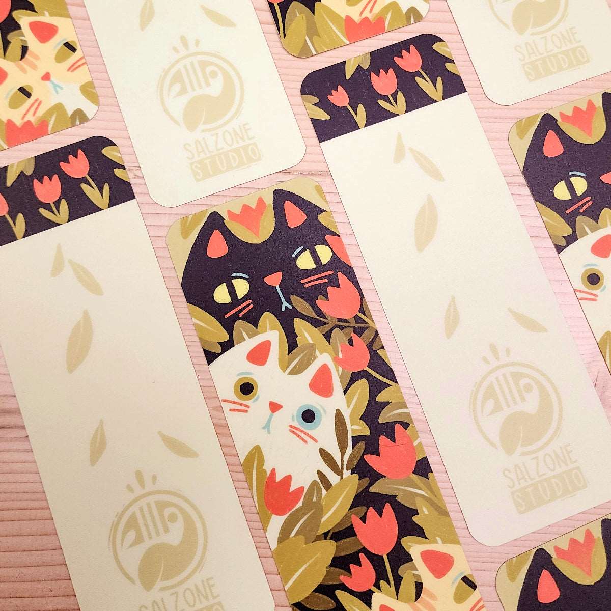 TULIP CATS BOOKMARK
