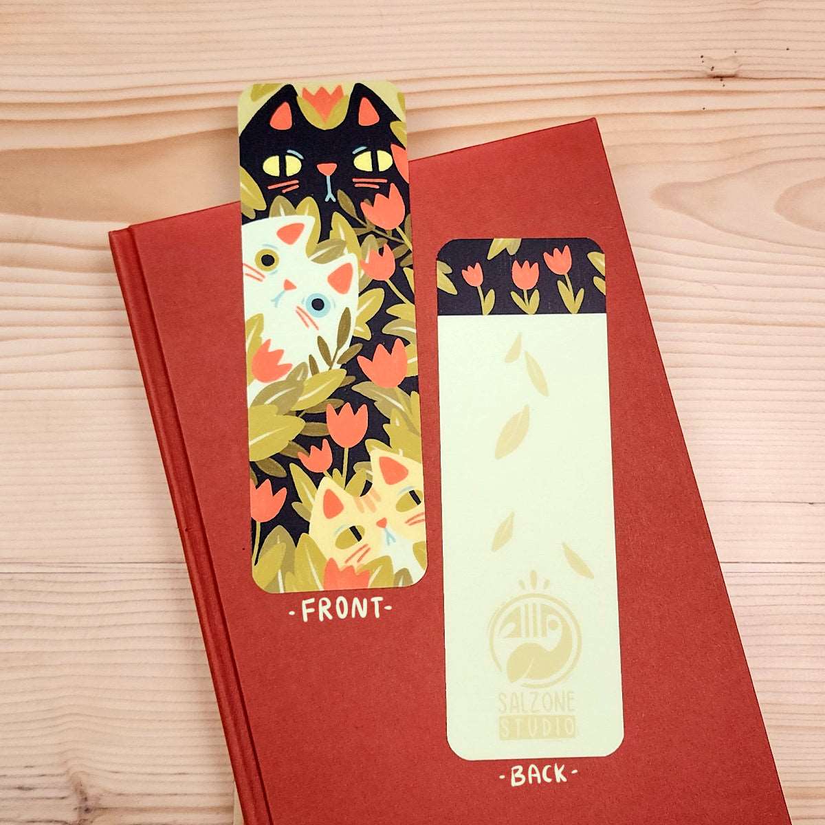 TULIP CATS BOOKMARK