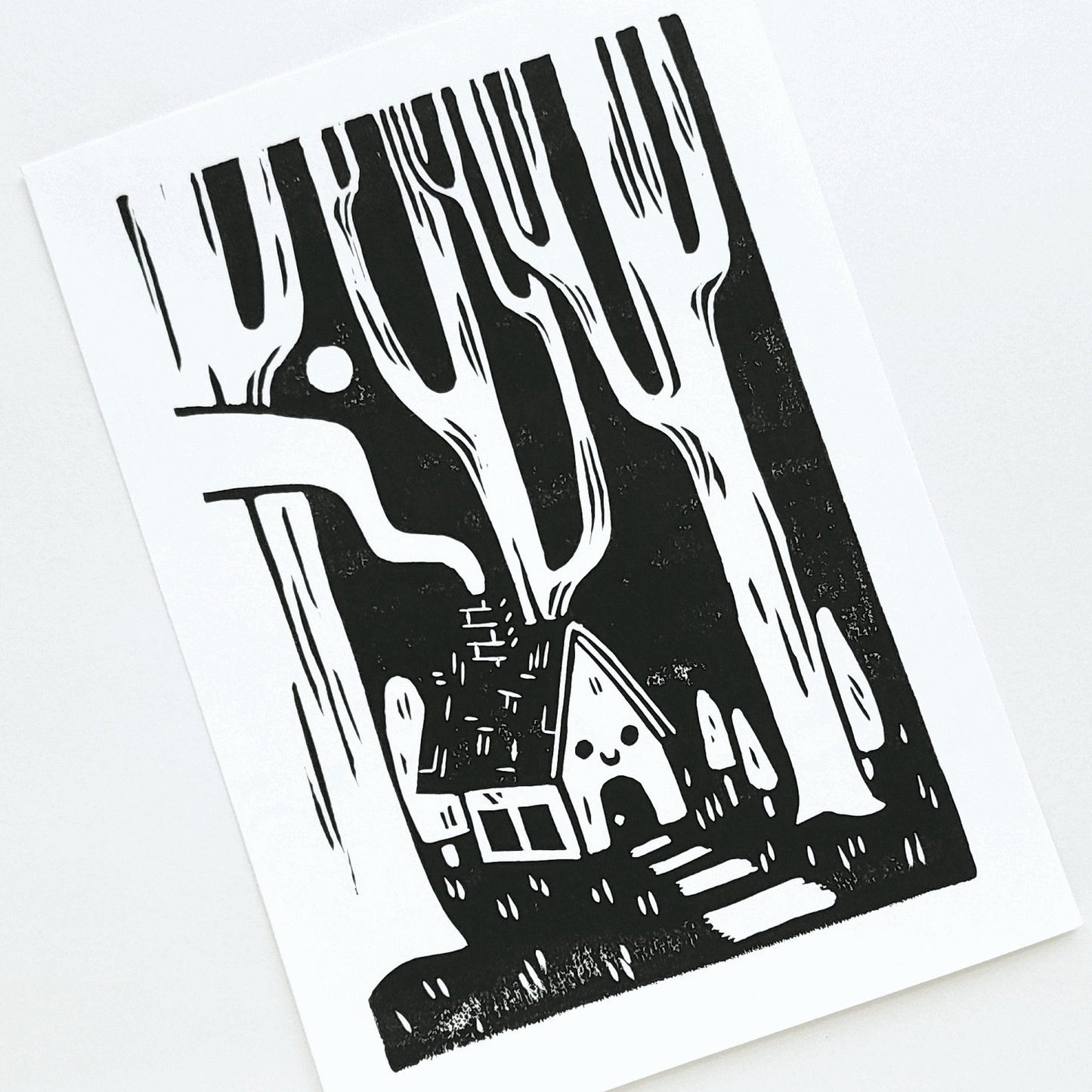 CABIN LIFE LINO PRINT