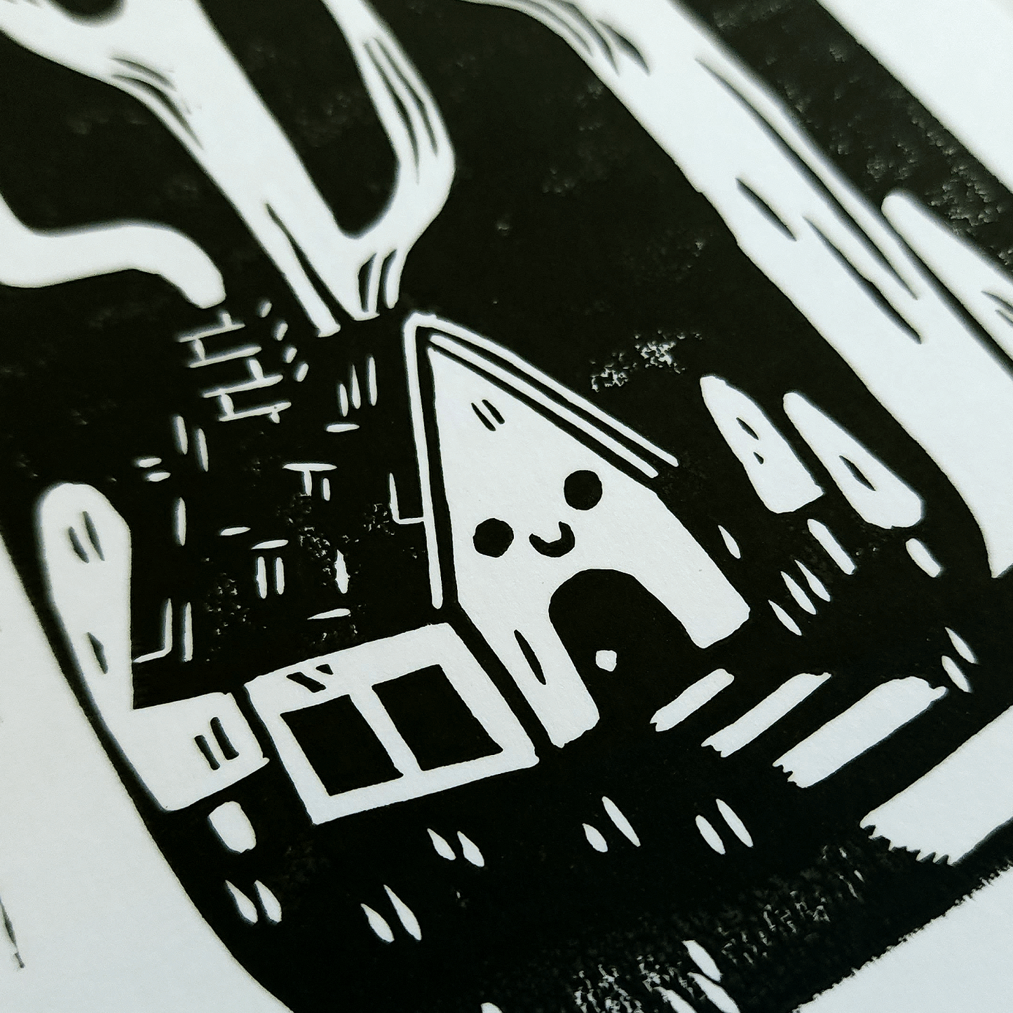 CABIN LIFE LINO PRINT