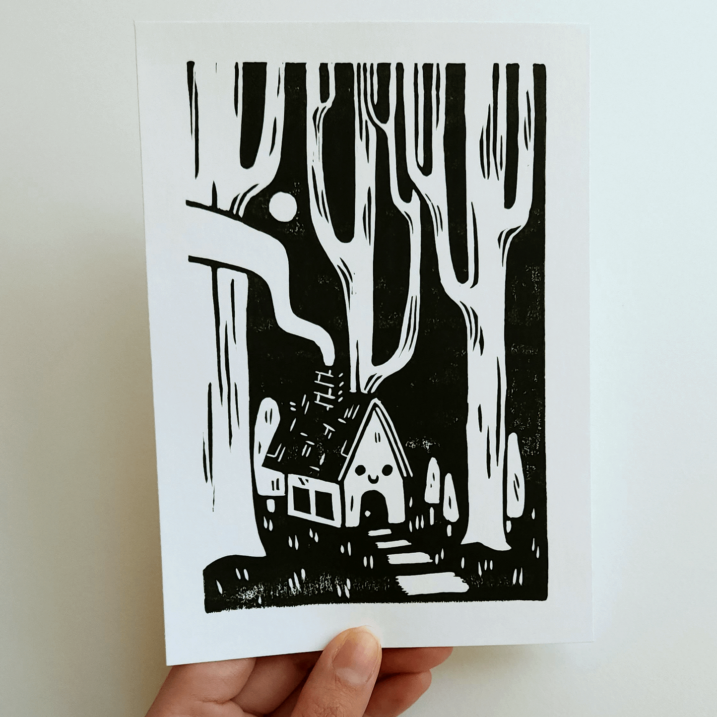 CABIN LIFE LINO PRINT