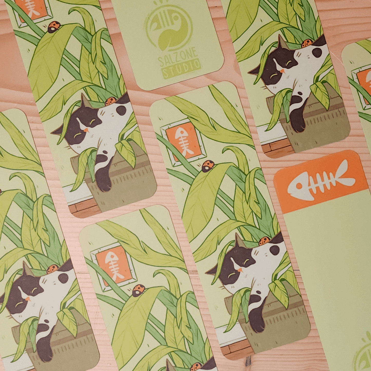 COW CAT BOOKMARK