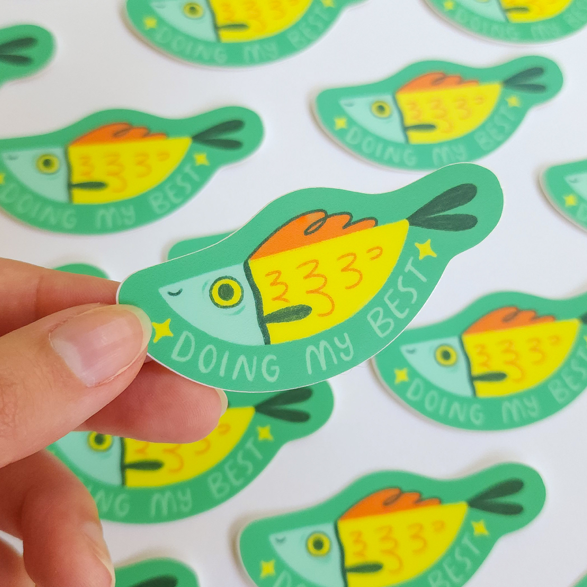 DOING MY BEST STICKER