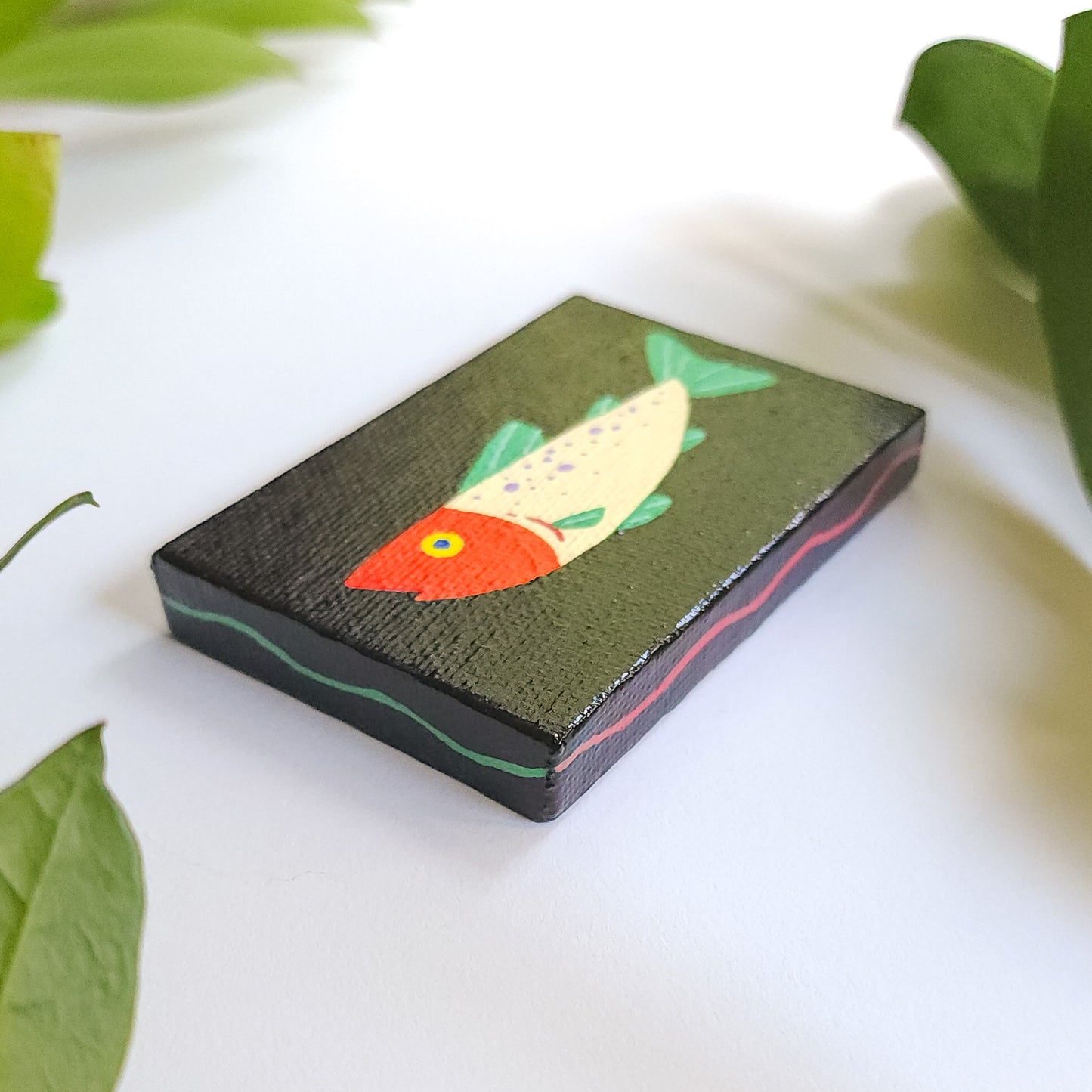 RED-FACED FISH MINI PAINTING