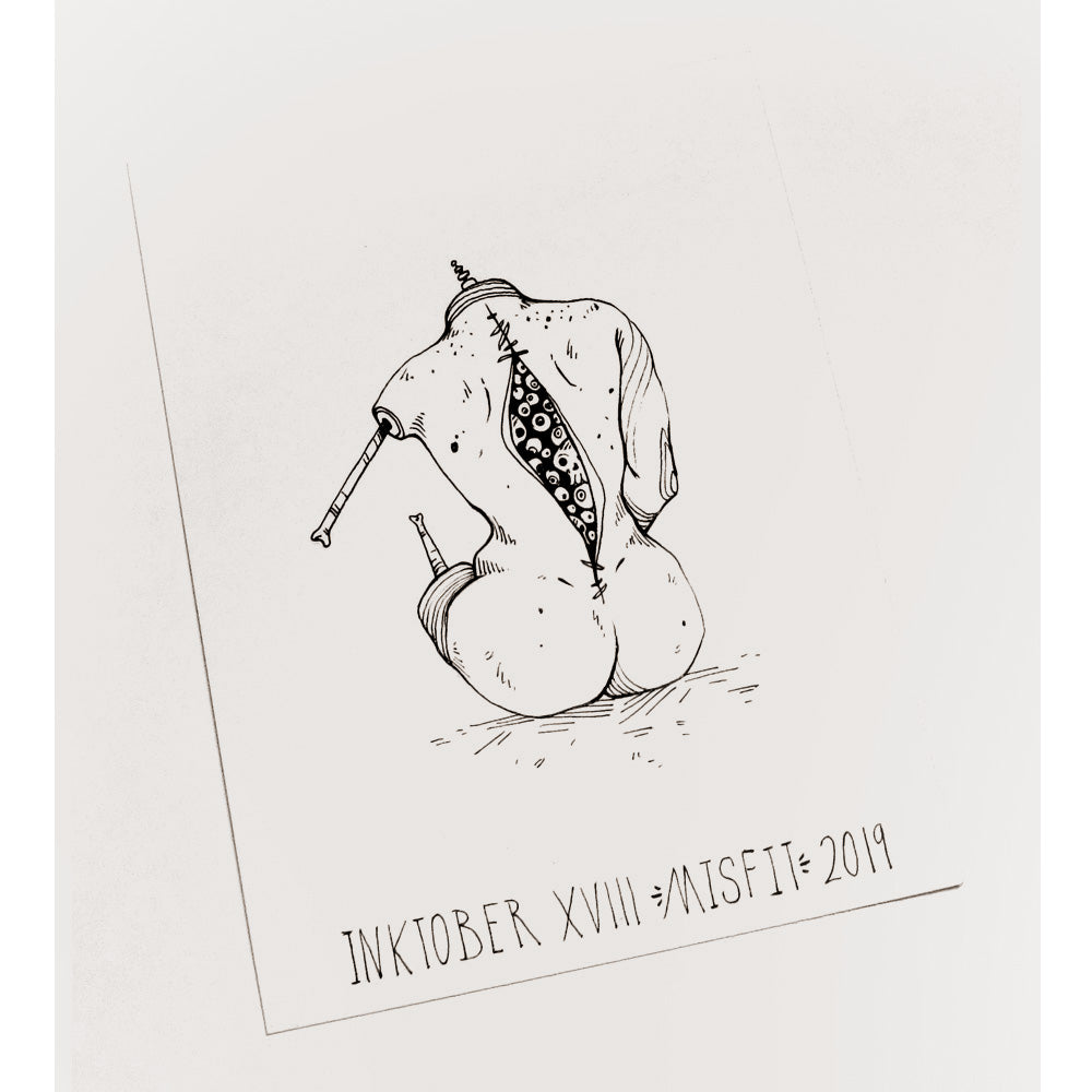 INKTOBER XVIII 2019 - MISFIT