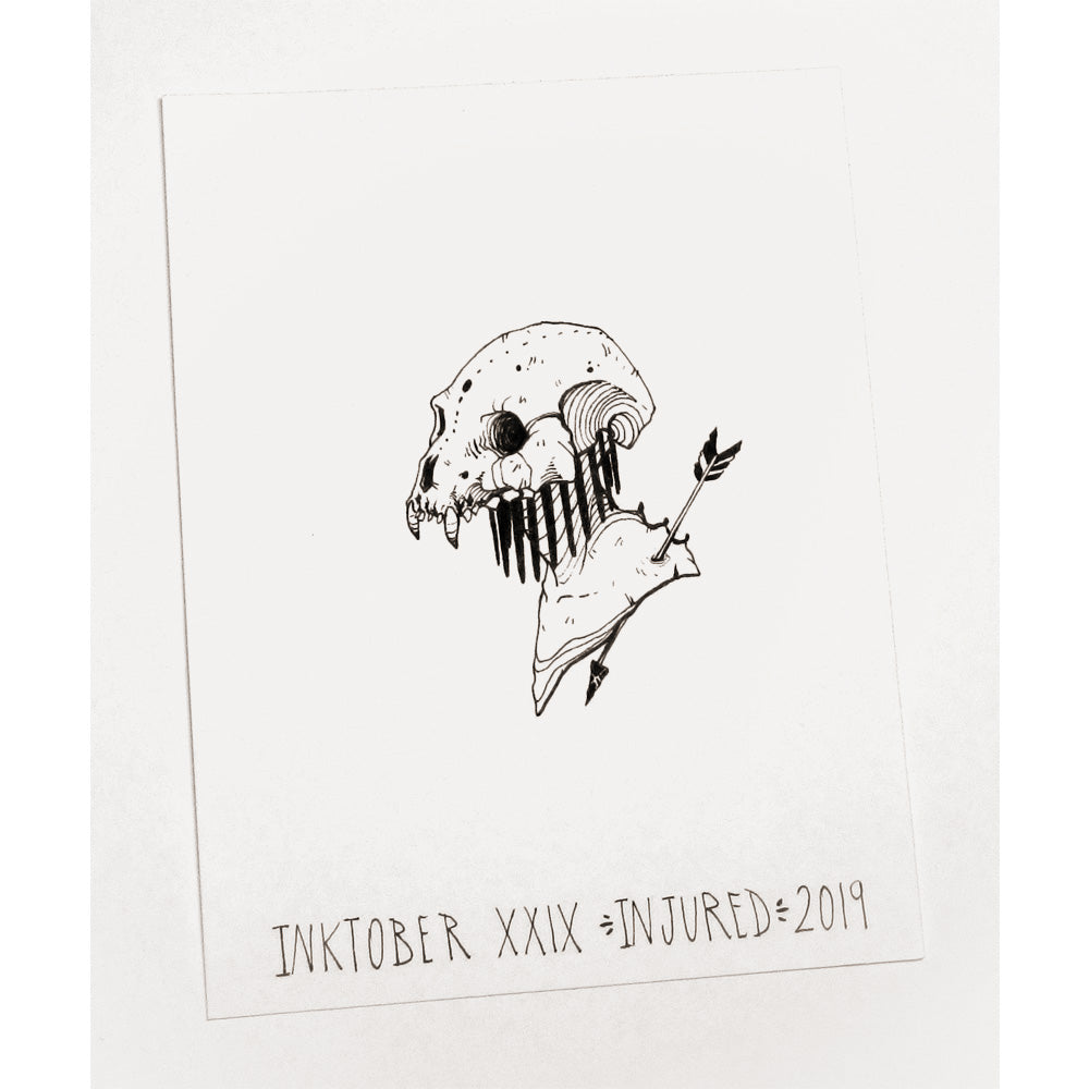 INKTOBER XXIX 2019 - INJURED
