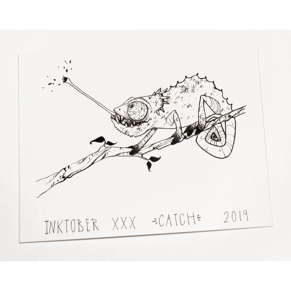 INKTOBER XXX 2019 - CATCH