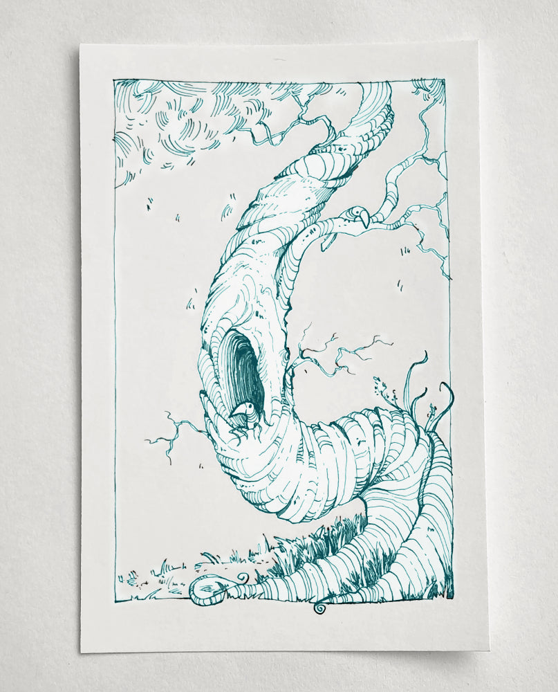 INKTOBER52 XVI 2020 - BLUE