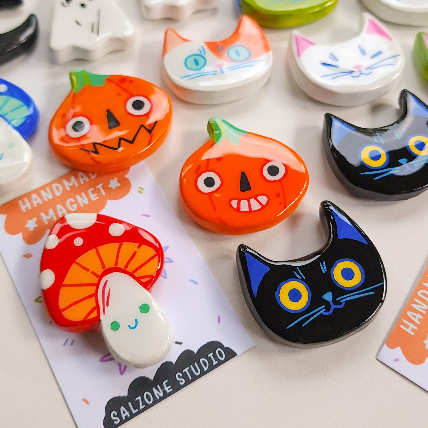 HANDMADE CLAY MAGNETS FALL 2024