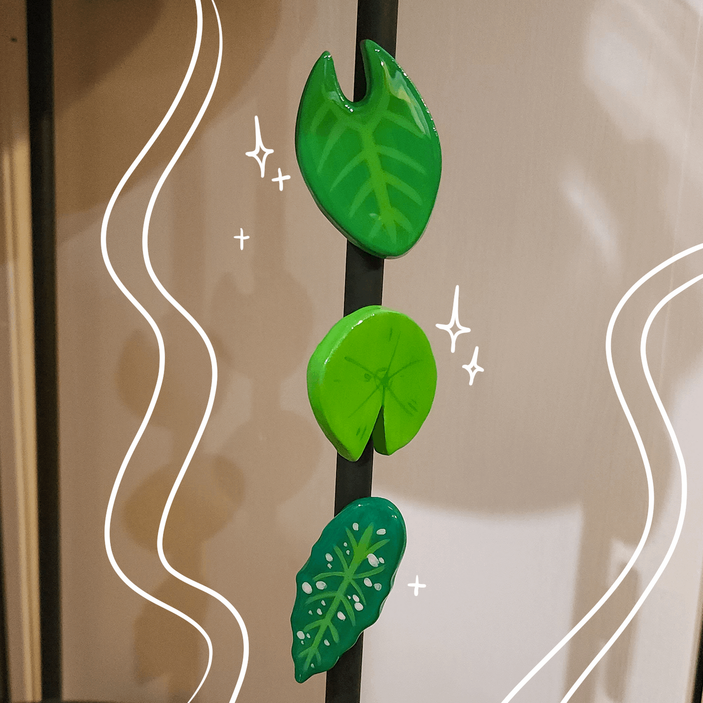 HANDMADE CLAY MAGNETS SPRING 2024