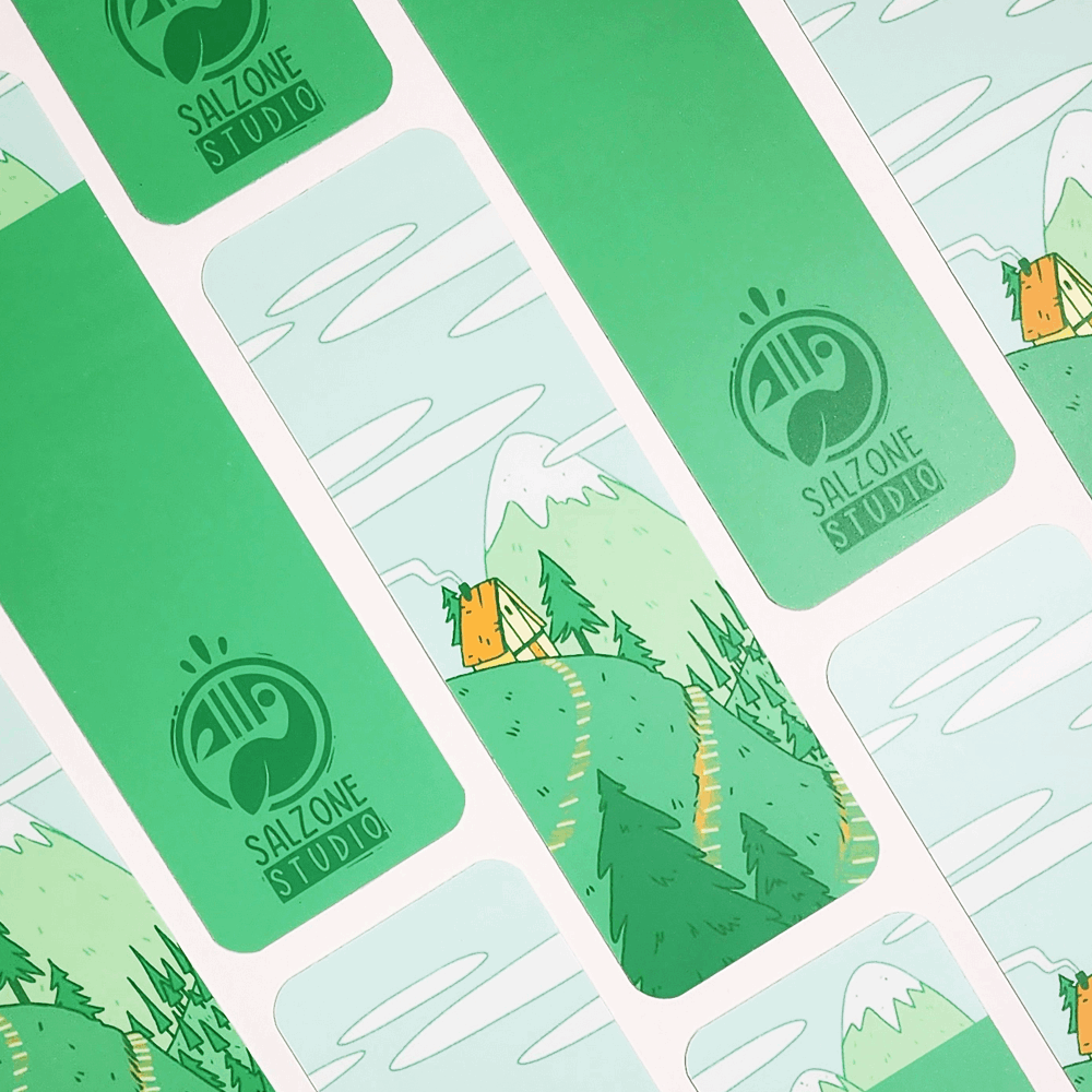 FOREST CABIN BOOKMARK