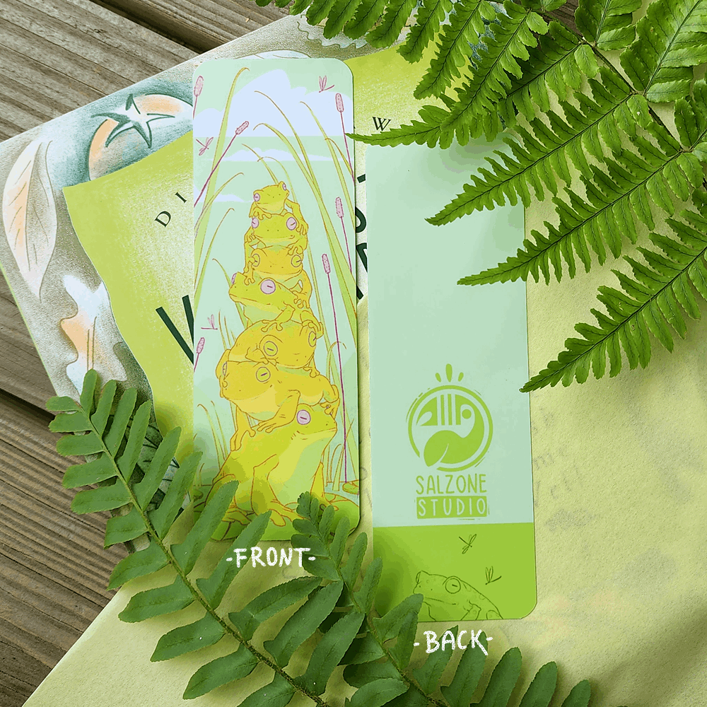 STACK O' FROGS BOOKMARK