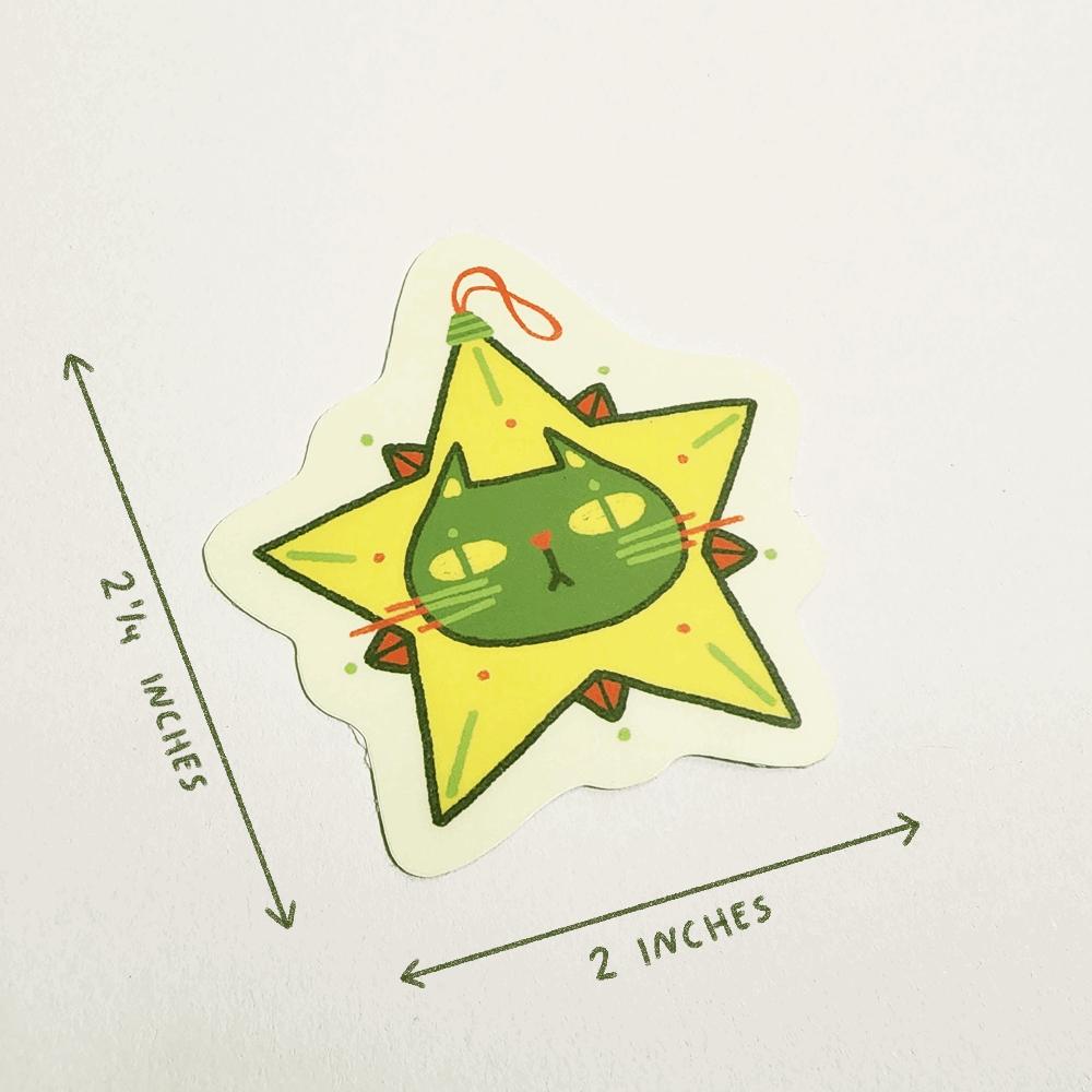 STAR NOIR STICKER