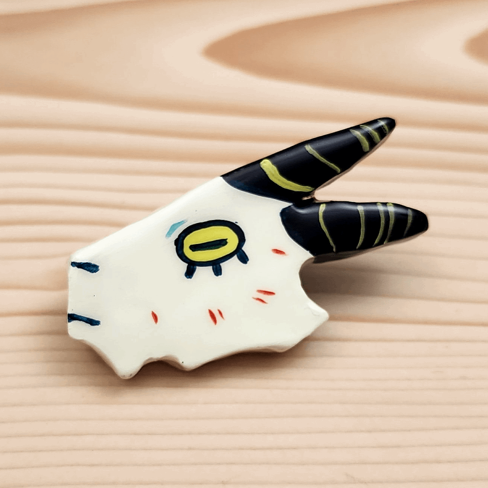 HANDMADE CLAY PINS