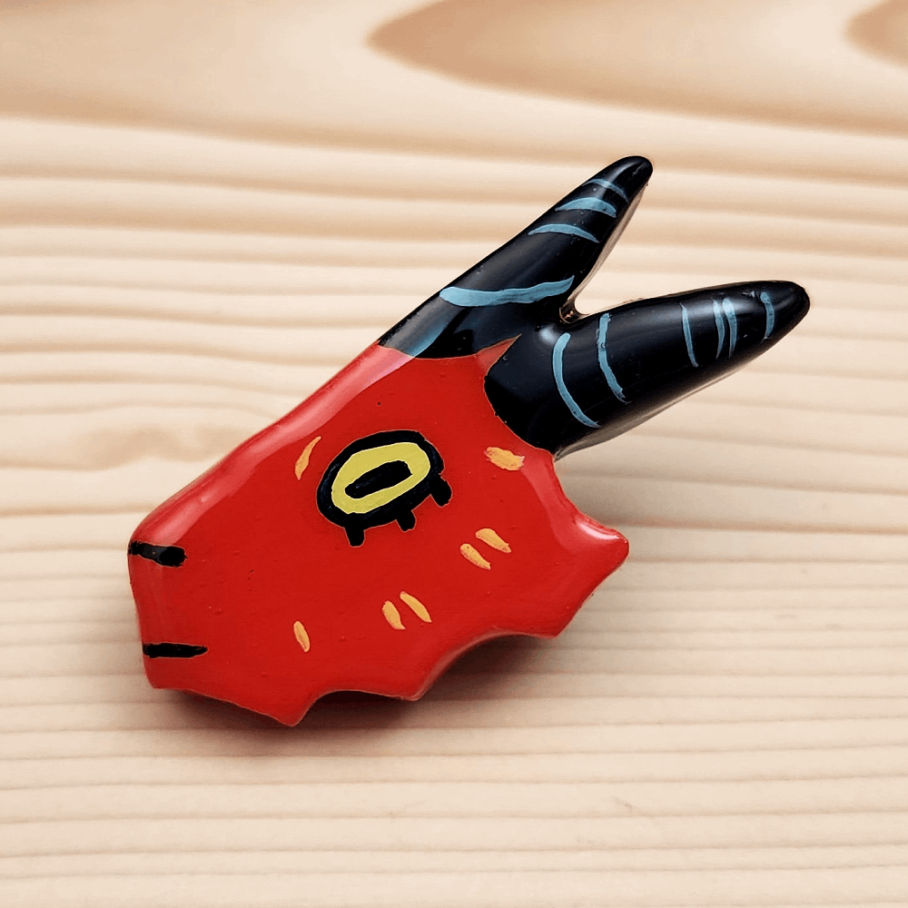 HANDMADE CLAY PINS