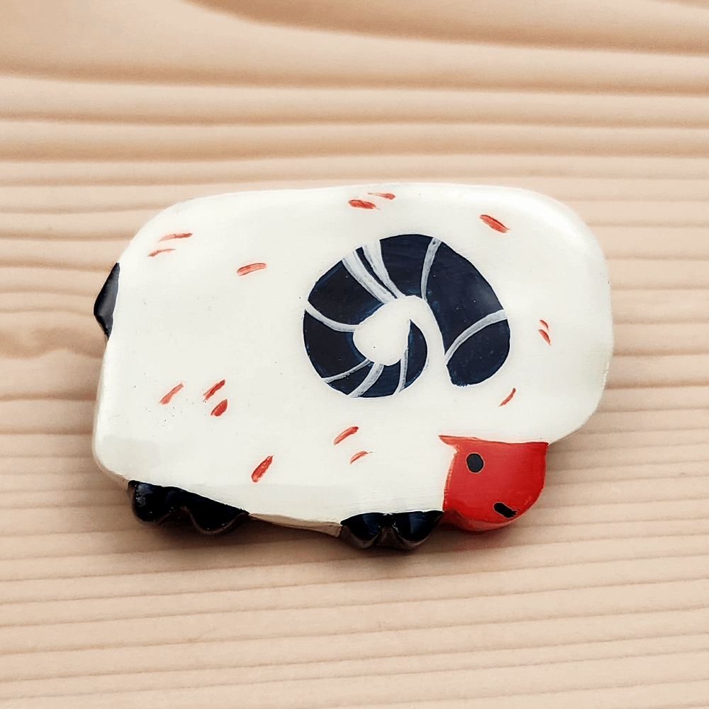 HANDMADE CLAY PINS