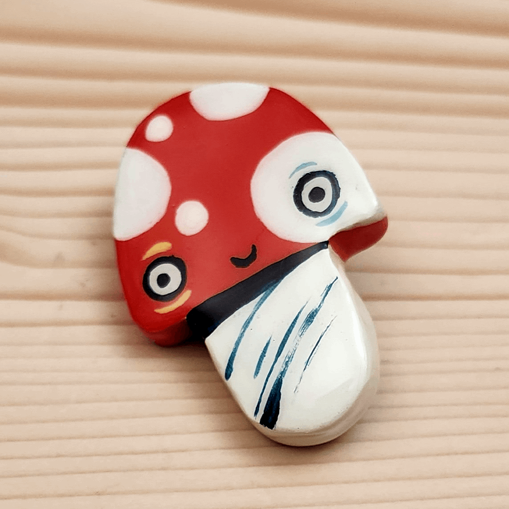 HANDMADE CLAY PINS