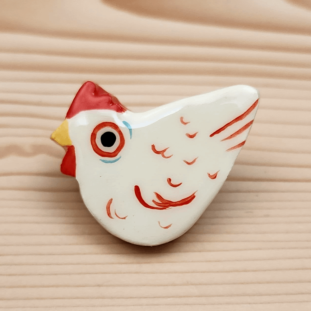 HANDMADE CLAY PINS