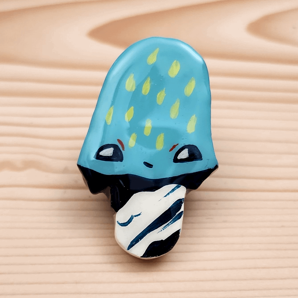 HANDMADE CLAY PINS