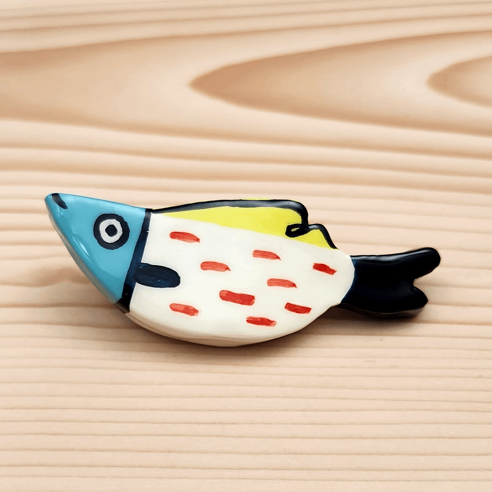 HANDMADE CLAY PINS