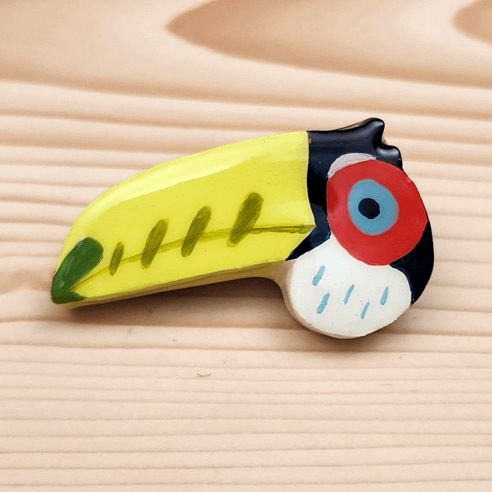 HANDMADE CLAY PINS