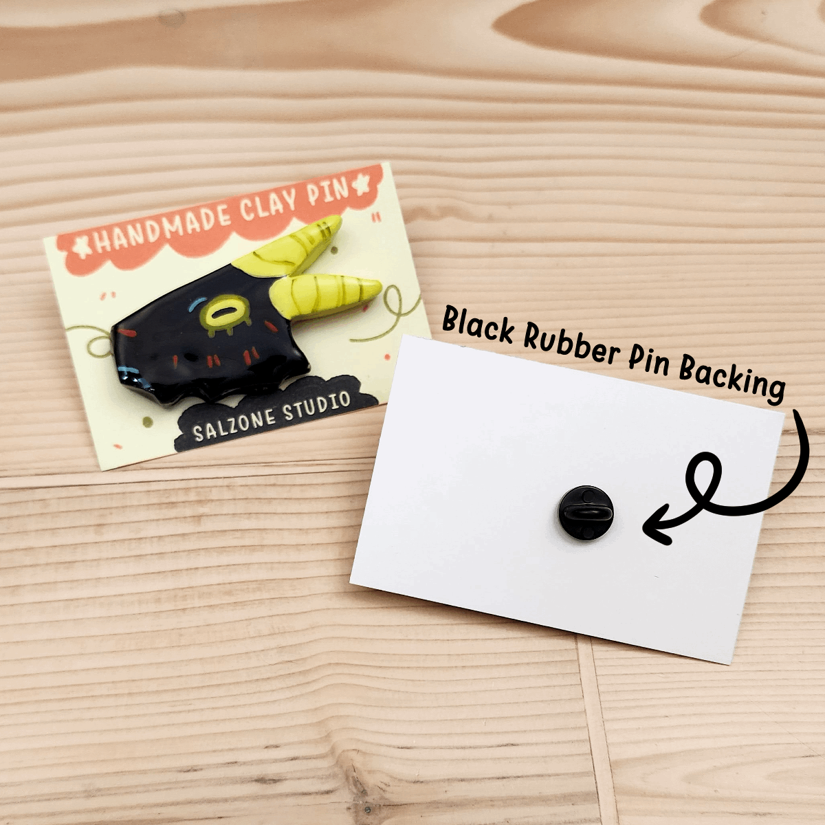 HANDMADE CLAY PINS