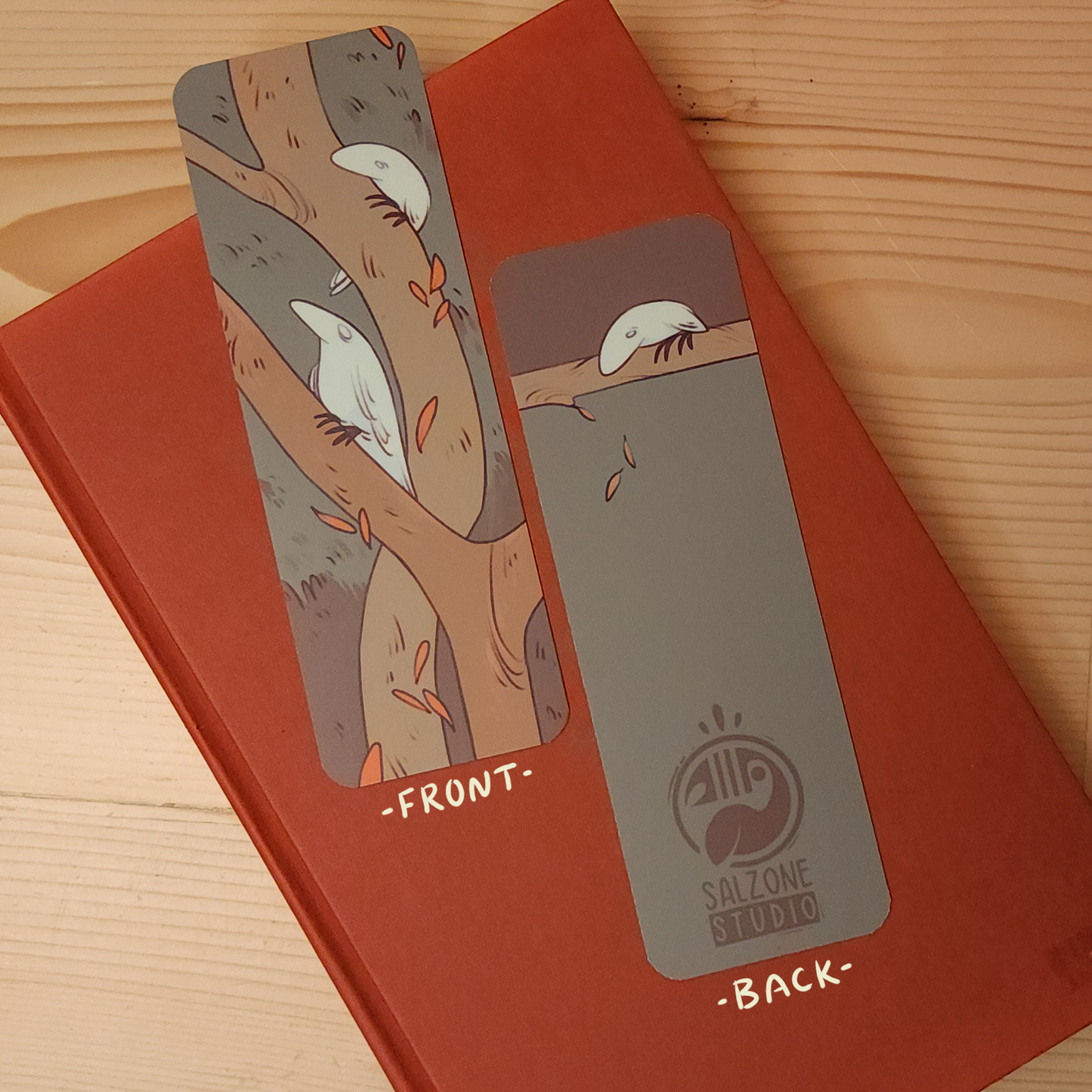 WHITE RAVENS BOOKMARK
