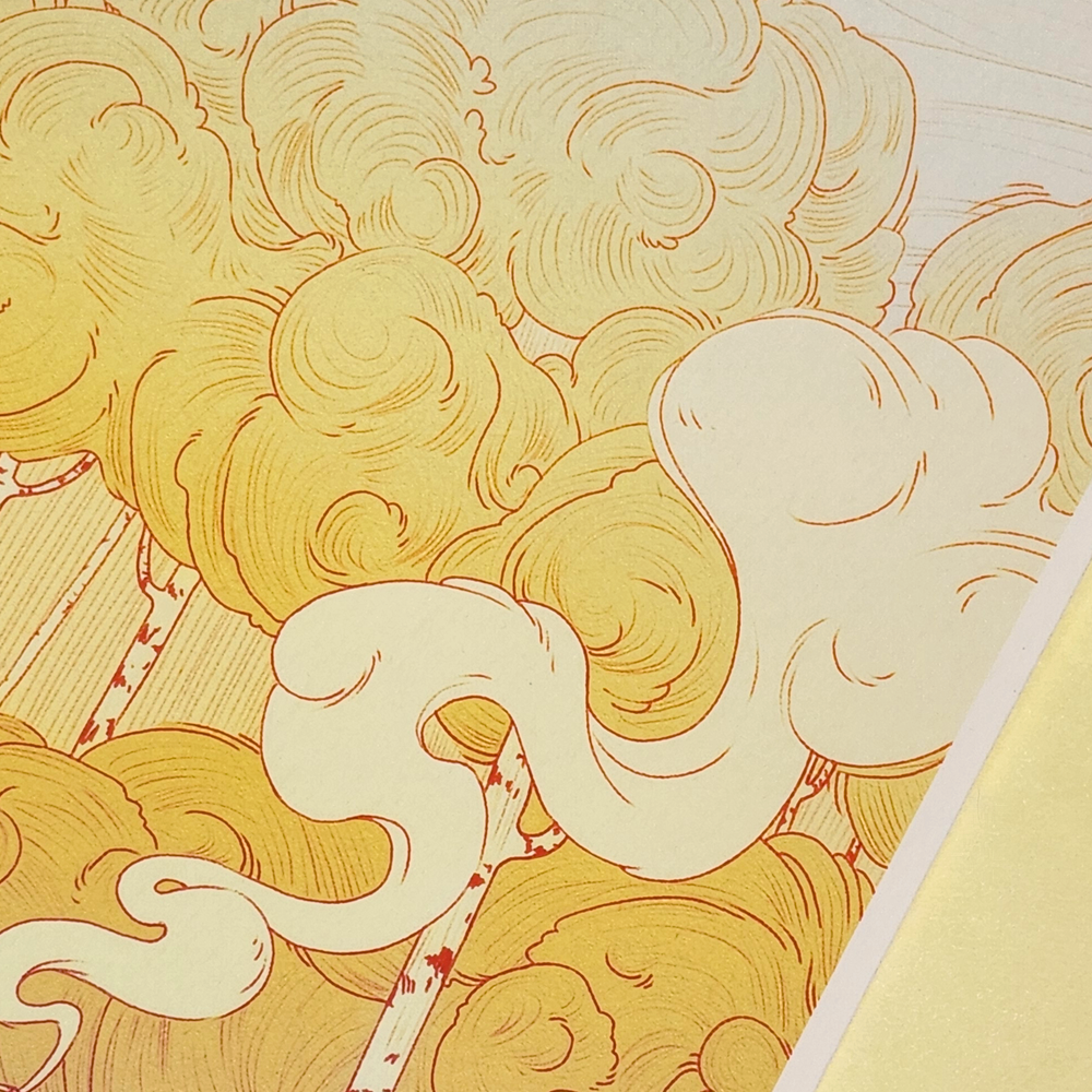 WITCH'S CABIN PRINT