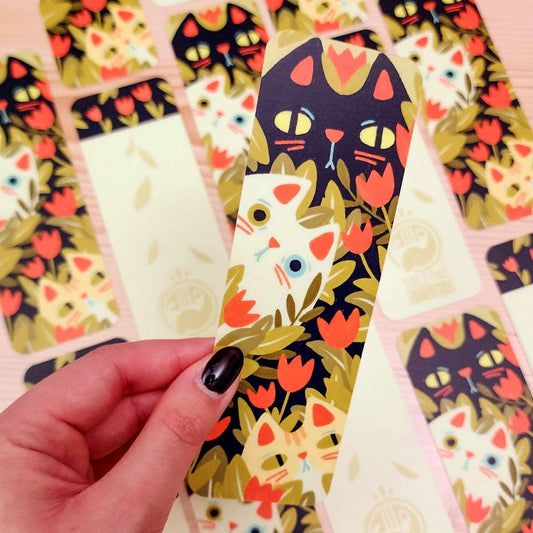 TULIP CATS BOOKMARK