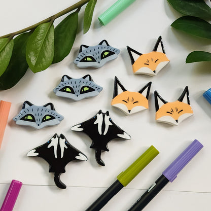 HANDMADE CLAY MAGNETS FALL 2025