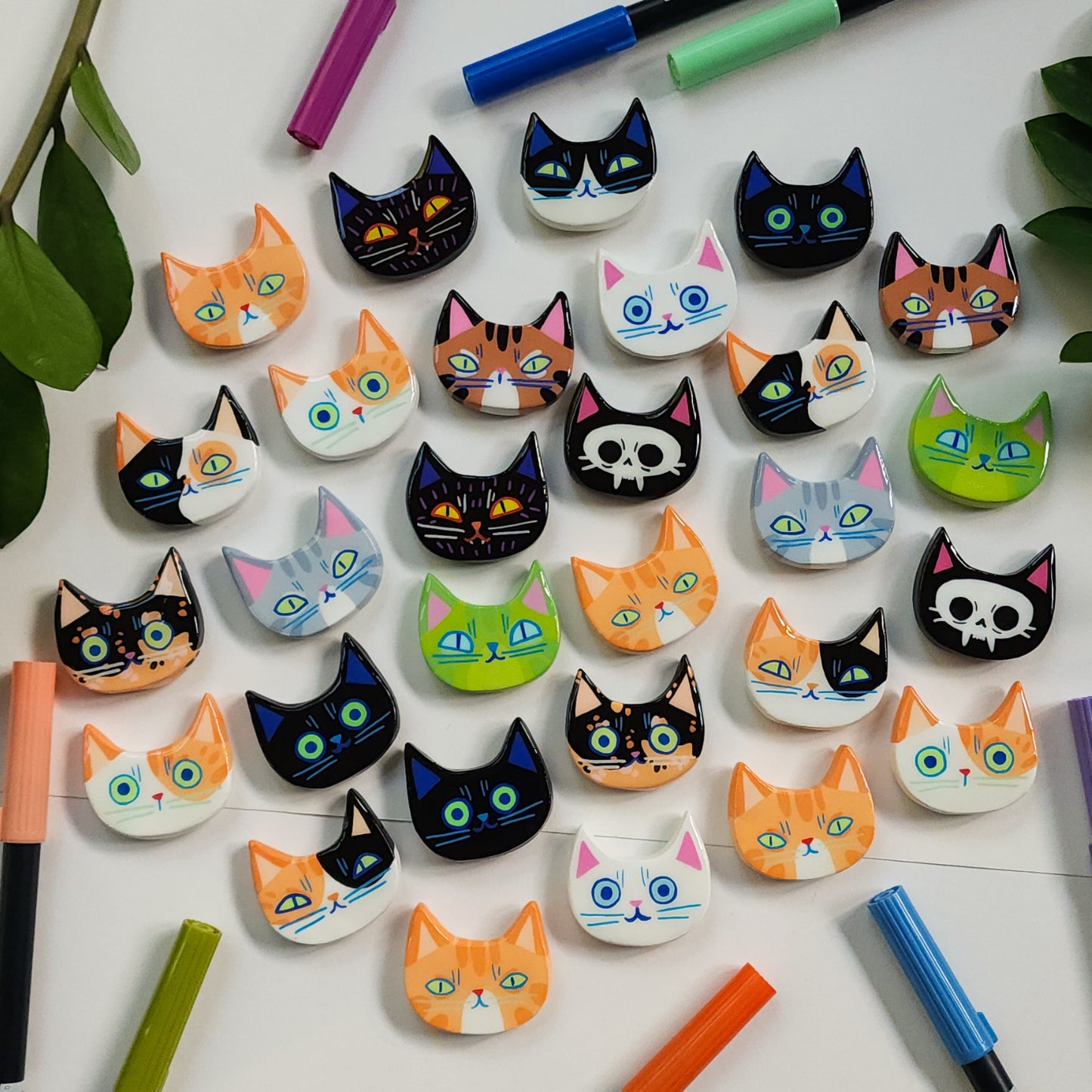 HANDMADE CLAY MAGNETS FALL 2025