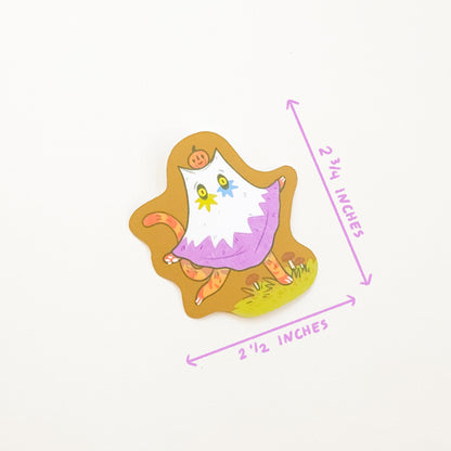 GHOST CAT STICKER