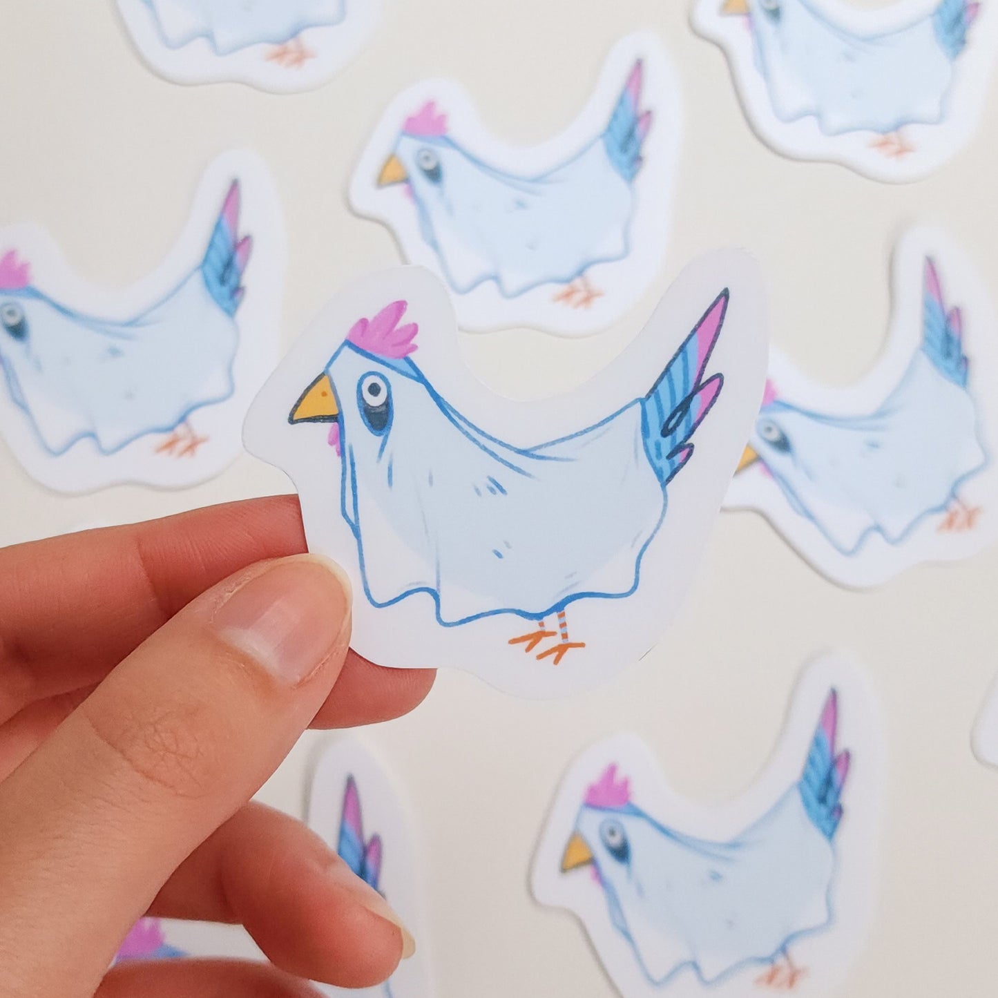 GHOST CHICKEN STICKER