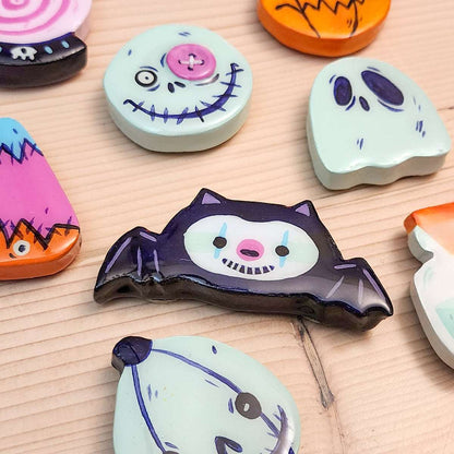 HALLOWEEN HANDMADE CLAY MAGNETS