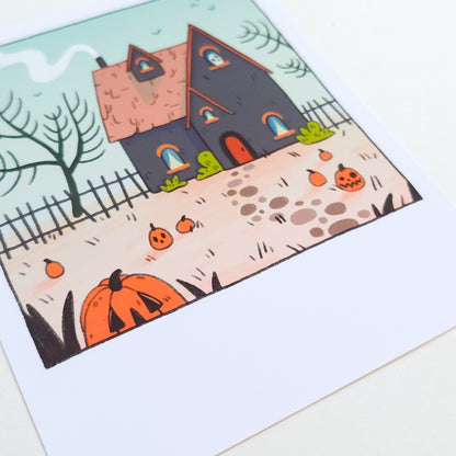 HAUNTED HOUSE POLAROID PRINT