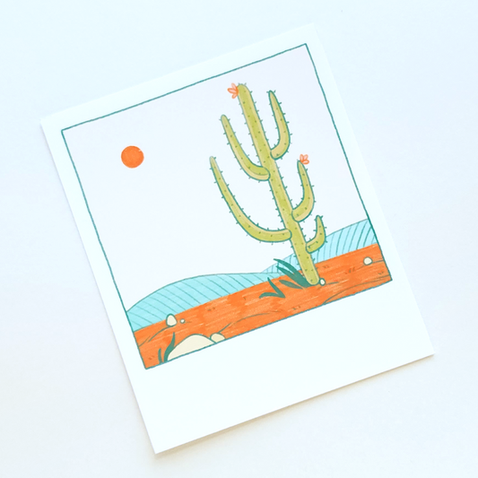 CACTUS 2 POLAROID PRINT