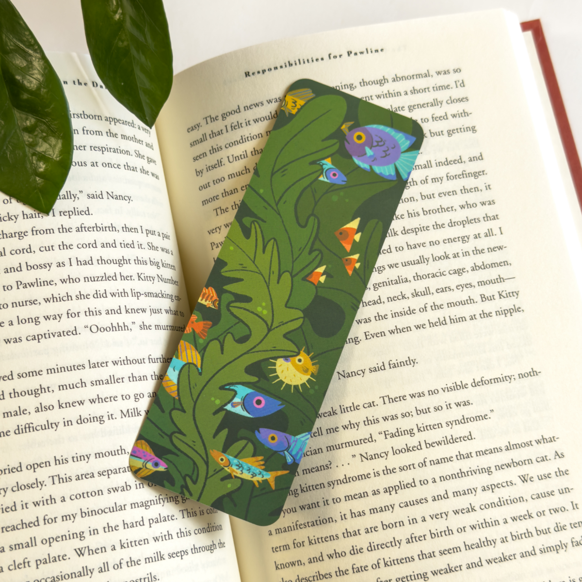 FISH & SEAWEED BOOKMARK