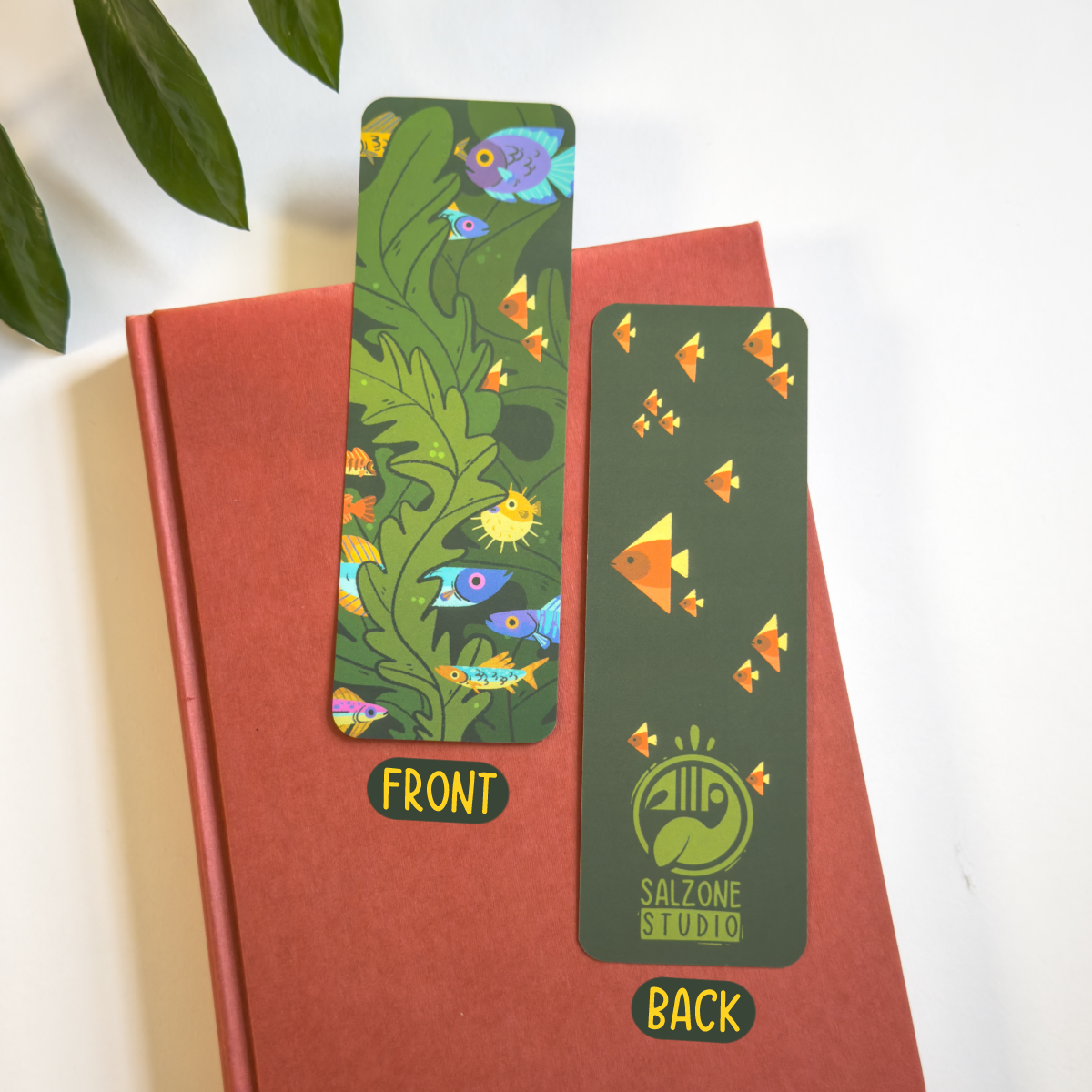 FISH & SEAWEED BOOKMARK