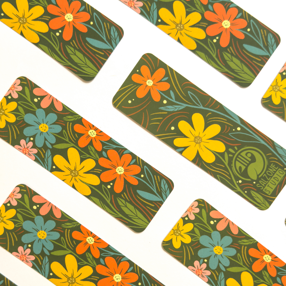 FLOWER PATTERN BOOKMARK