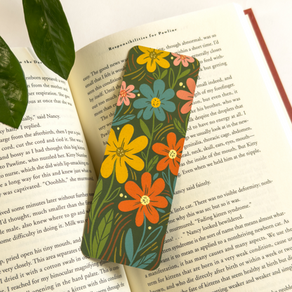 FLOWER PATTERN BOOKMARK