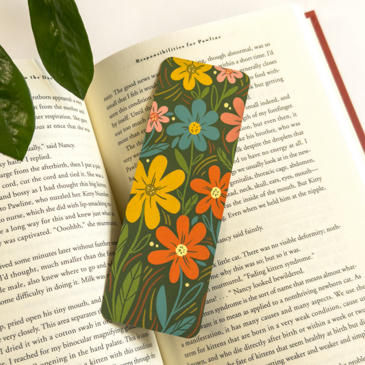 FLOWER PATTERN BOOKMARK