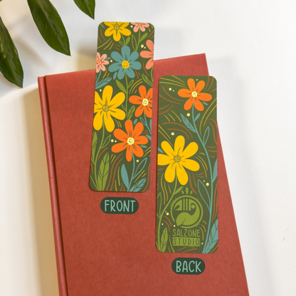 FLOWER PATTERN BOOKMARK