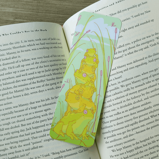 STACK O' FROGS BOOKMARK