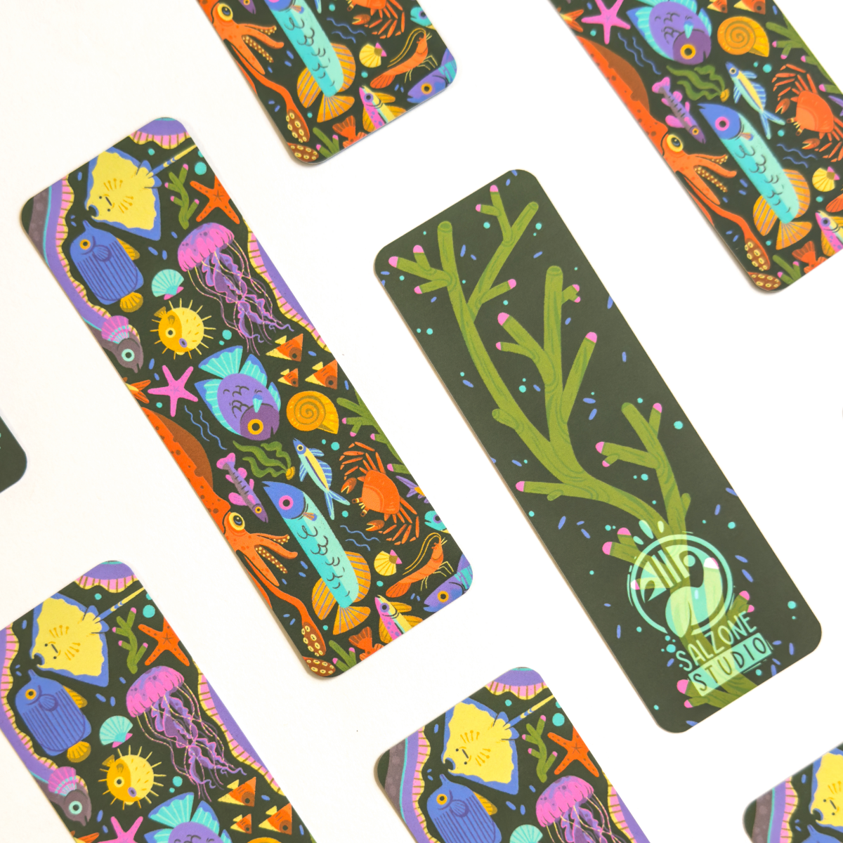 OCEAN PATTERN BOOKMARK