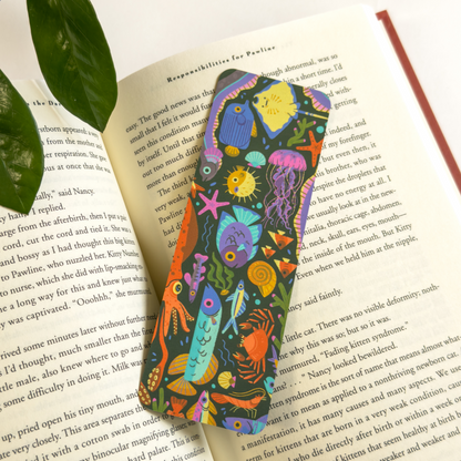 OCEAN PATTERN BOOKMARK