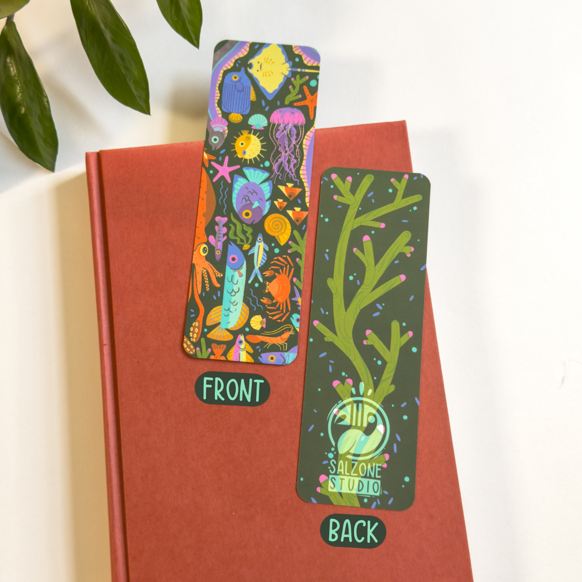 OCEAN PATTERN BOOKMARK