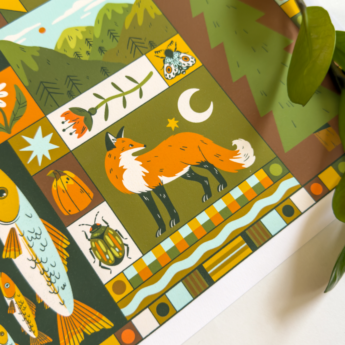FALL COLLAGE PRINT