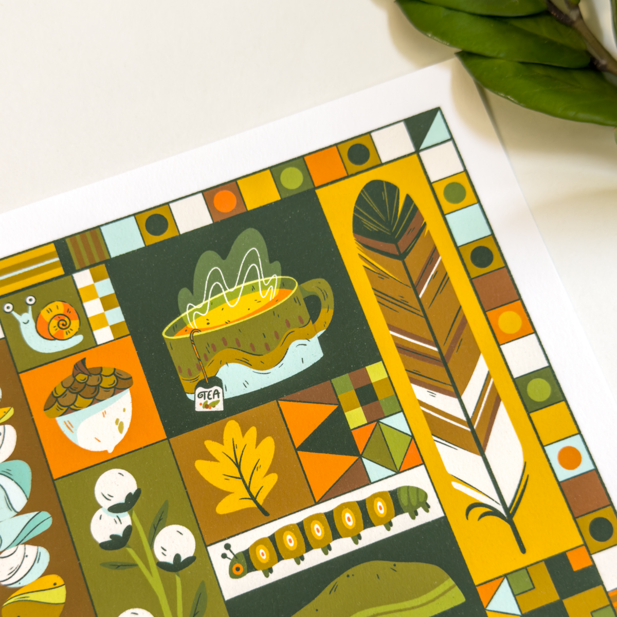 FALL COLLAGE PRINT