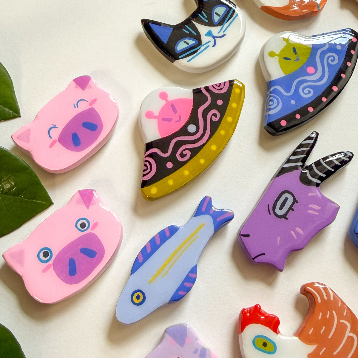 HANDMADE CLAY MAGNETS FALL 2026