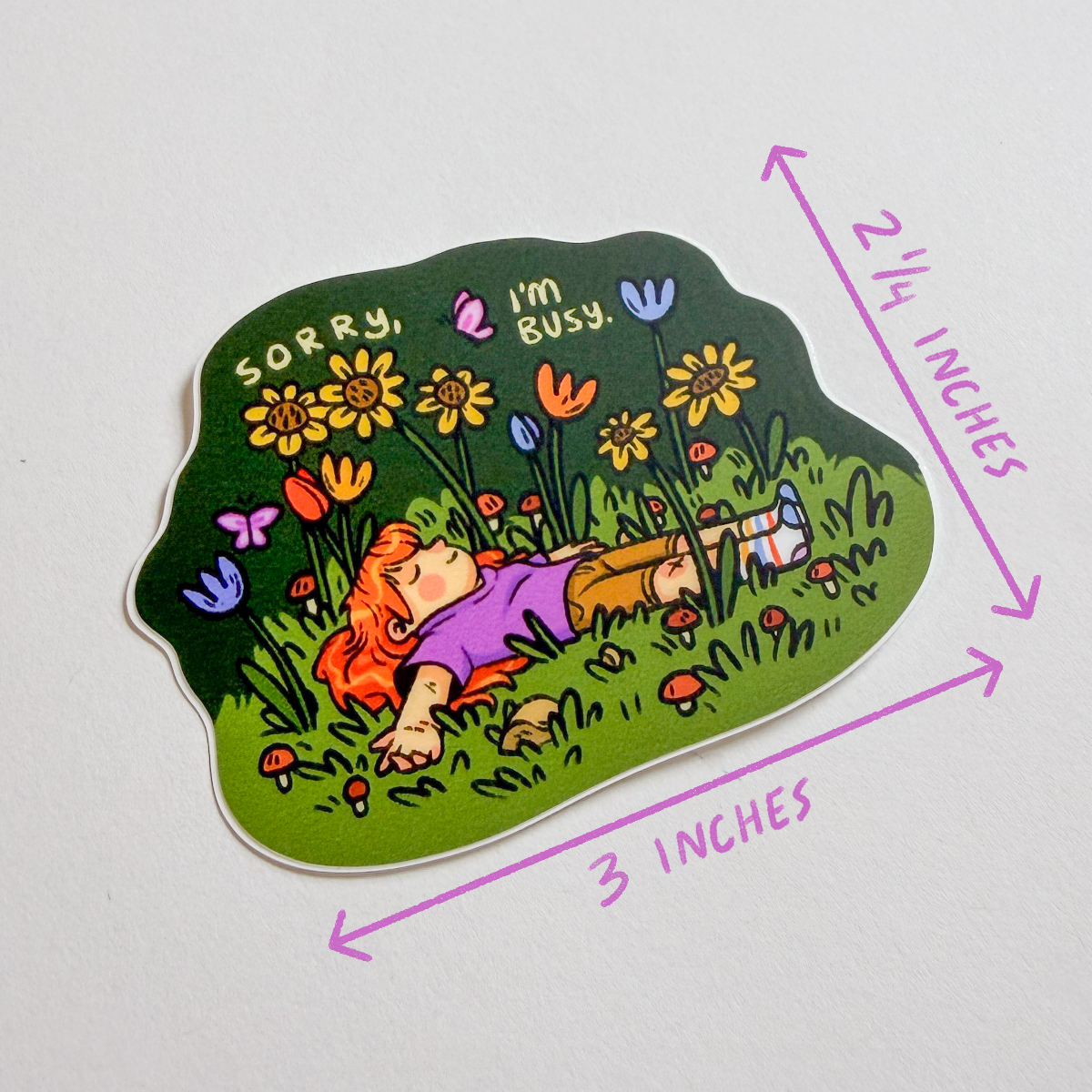 SORRY, I'M BUSY STICKER